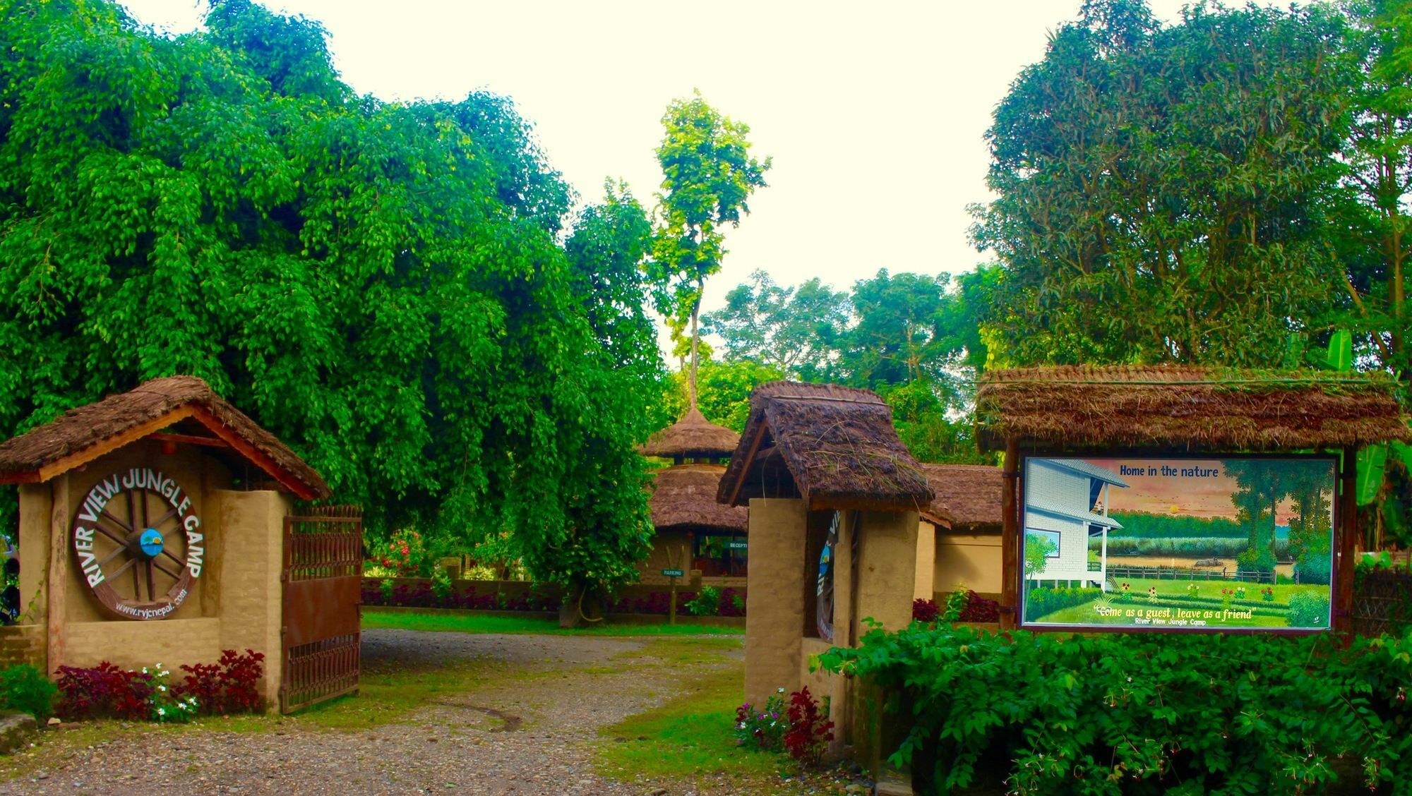 River View Jungle Camp โซราฮา ภายนอก รูปภาพ